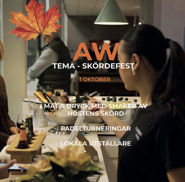 Klubben anordnar AW med temat skördefest den 1 oktober