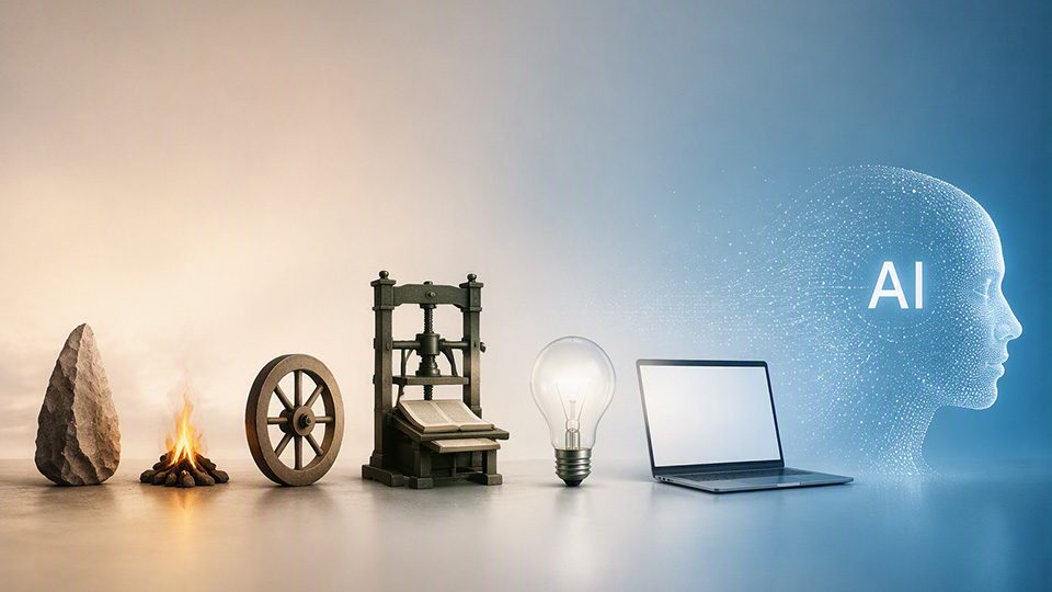 Civilisationens ok – från handyxan till AI och ett möjligt uppvaknande
