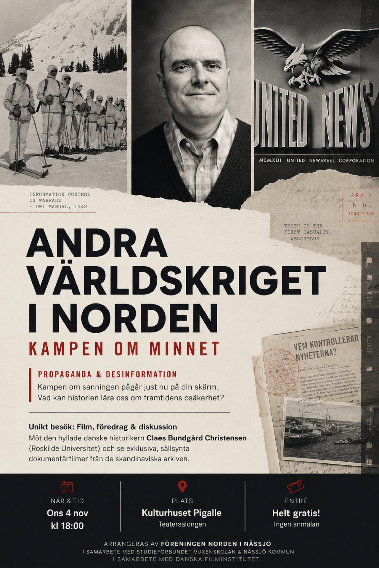 Andra världskriget i Norden - Kampen om minnet Information
