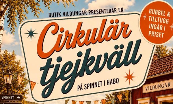 Cirkulär tjejkväll på Spinnet