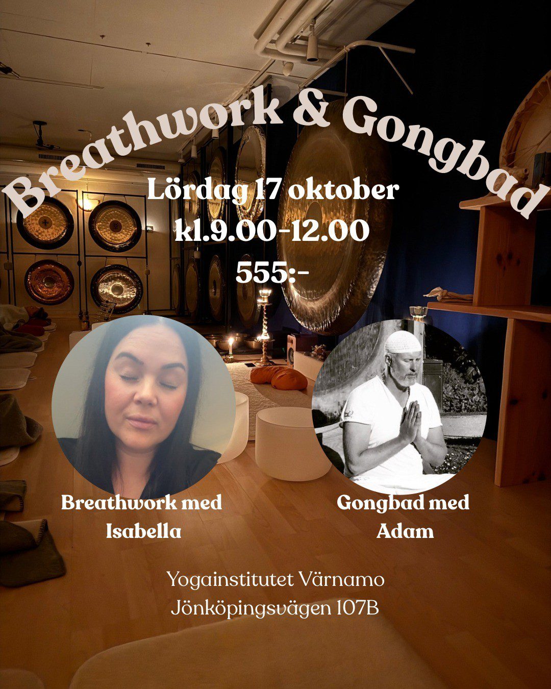 Breathwork och Gongbad