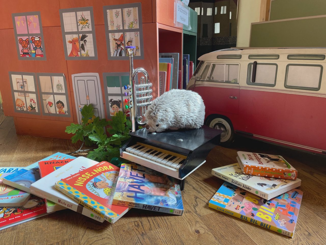 Sagolek på Eksjö stadsbibliotek