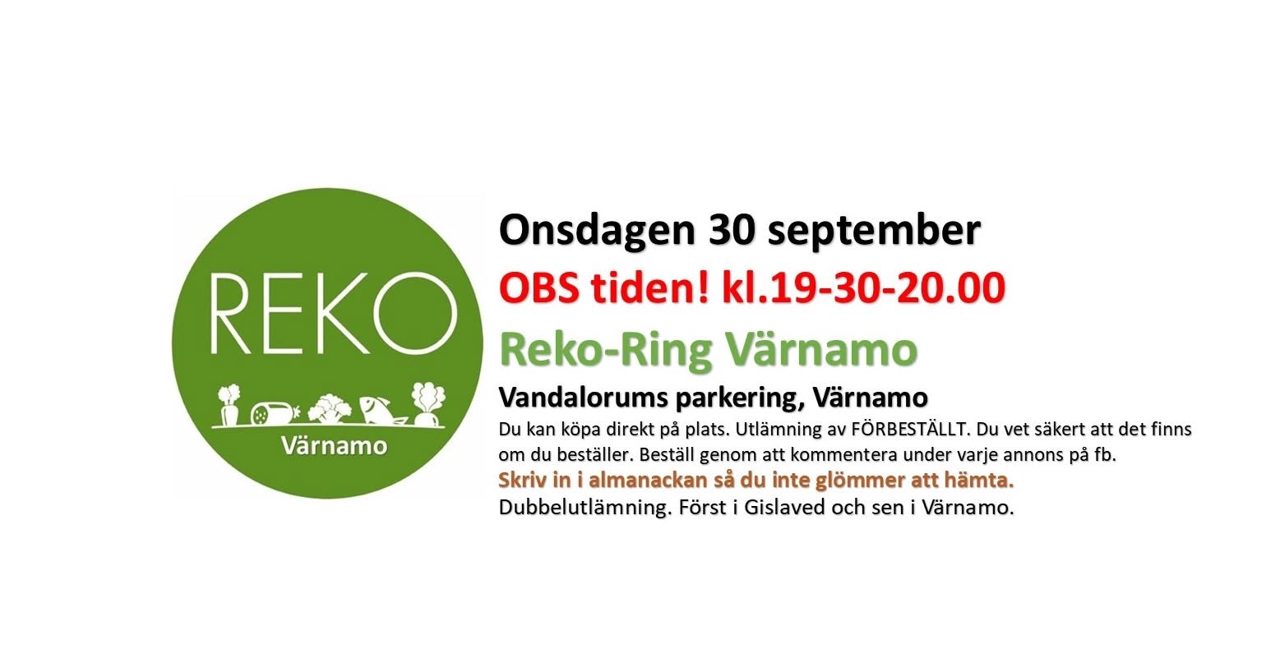 Reko-Ring Värnamo Dubbelutlämning
