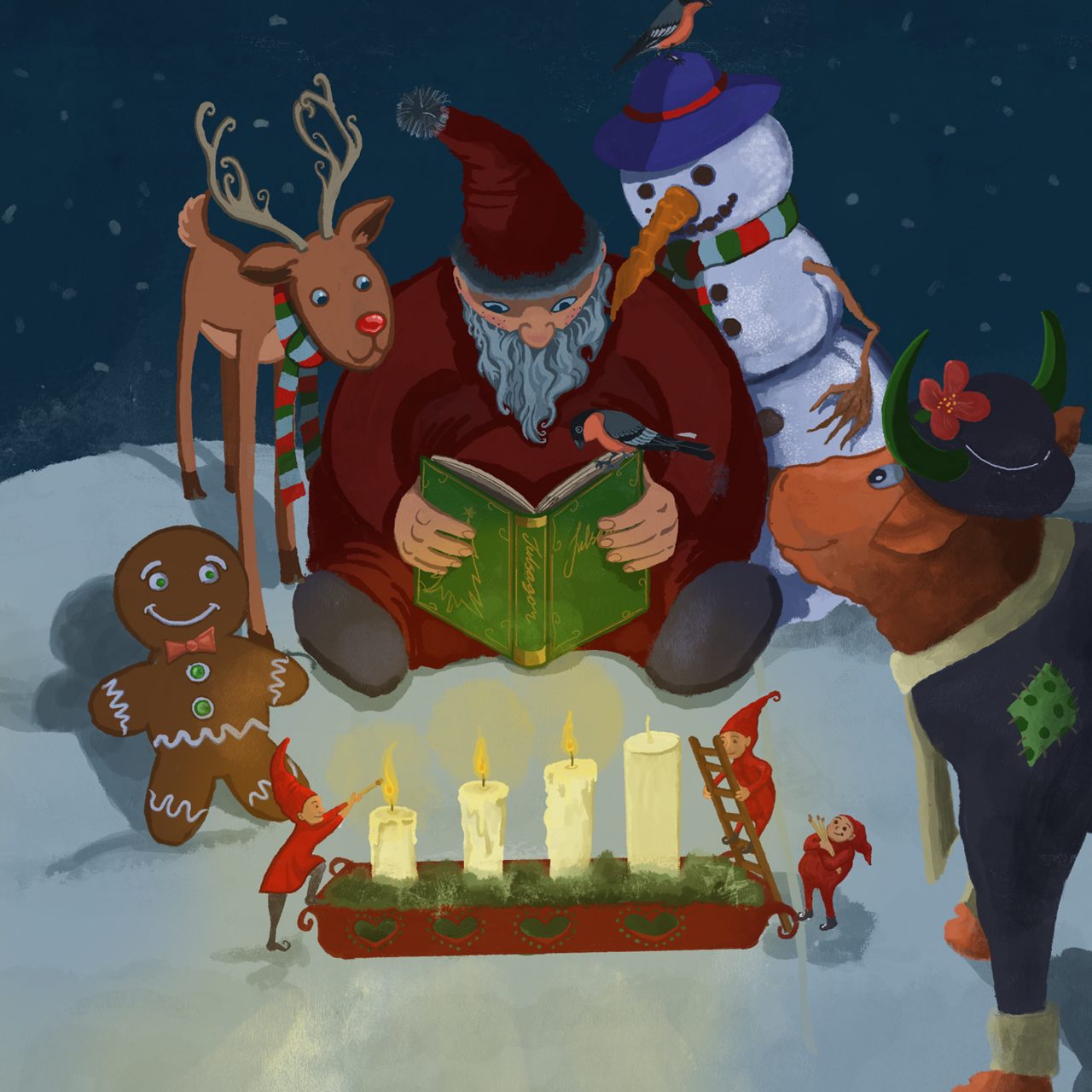 Sagostund i advent på Mariannelunds bibliotek
