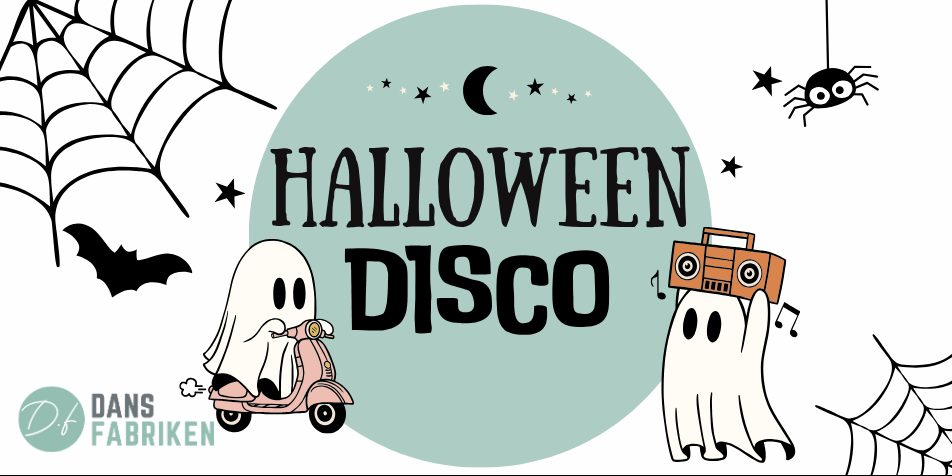 Halloweendisco med vuxen, 4-5år
