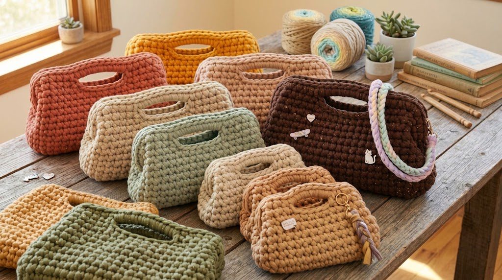 Virka en modern clutch!